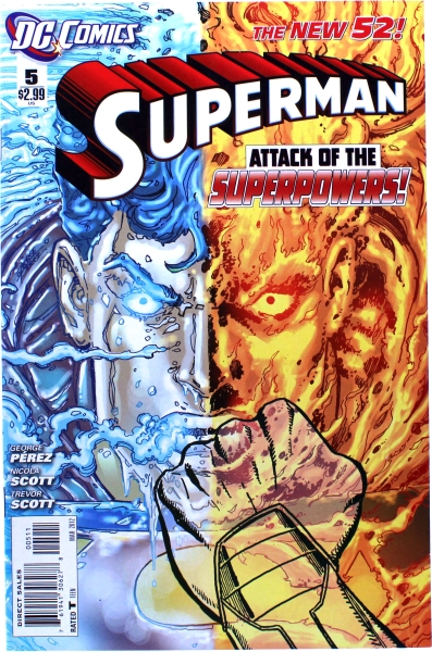 DC Comics Superman The New 52! Comic No. 5: Attack of the Superpowers